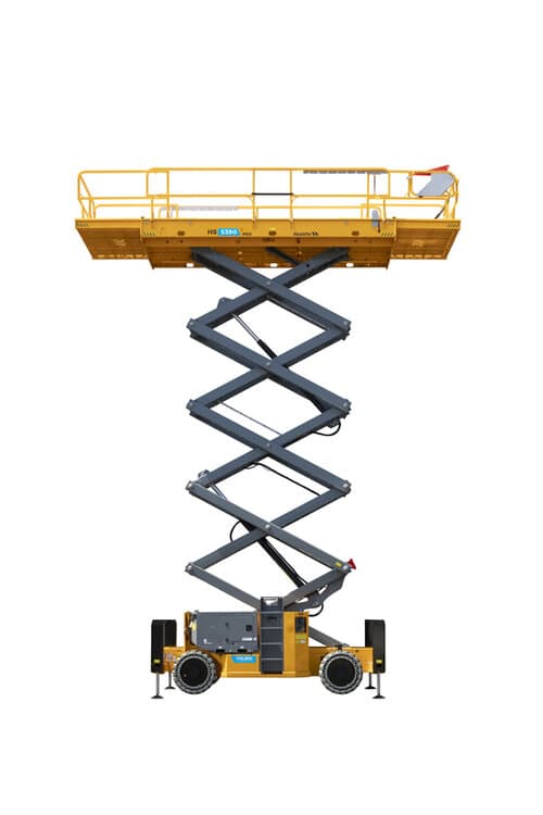 Hybrid Rough Terrain Scissor Lift, 50'–55' Wide Deck