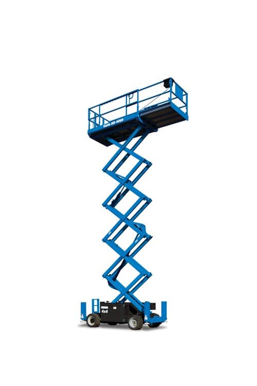 Rough Terrain Scissor Lift, 36'–45' Wide Deck