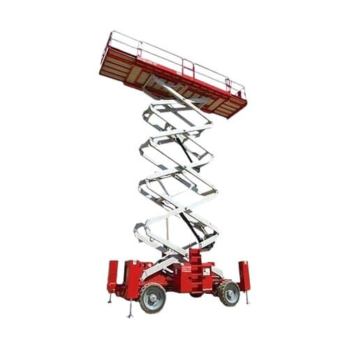 Rough Terrain Scissor Lift, 60'–65' Wide Deck