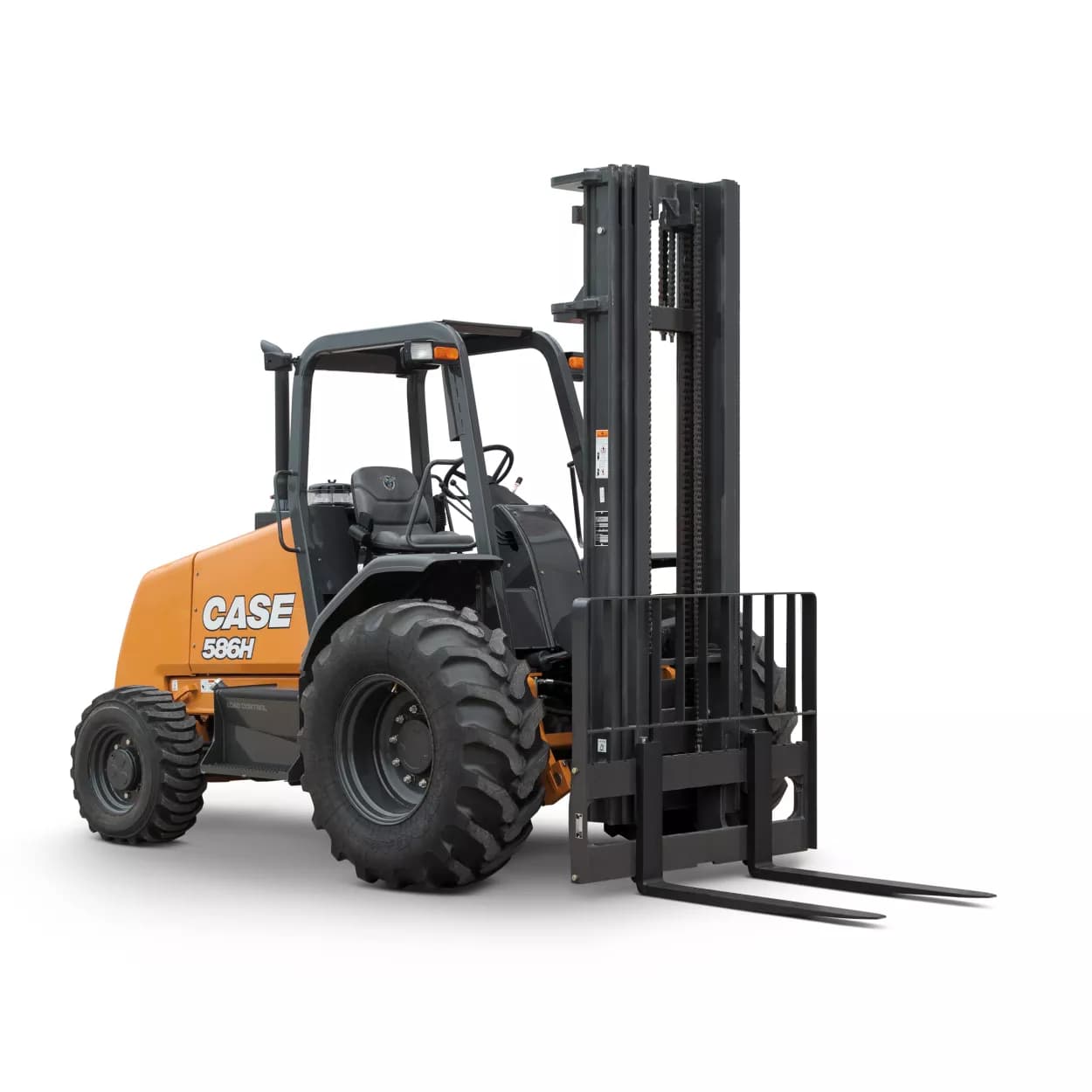 6,000 lb., Straight Mast Rough Terrain Forklift, 21-29 ft., 2WD or 4WD