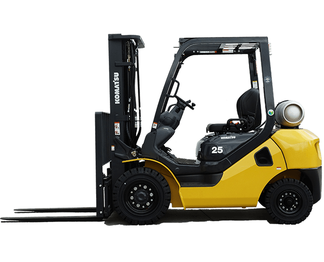 5,000 lb. Gas/LP Warehouse Forklift, Low Profile, Pneumatic Tires