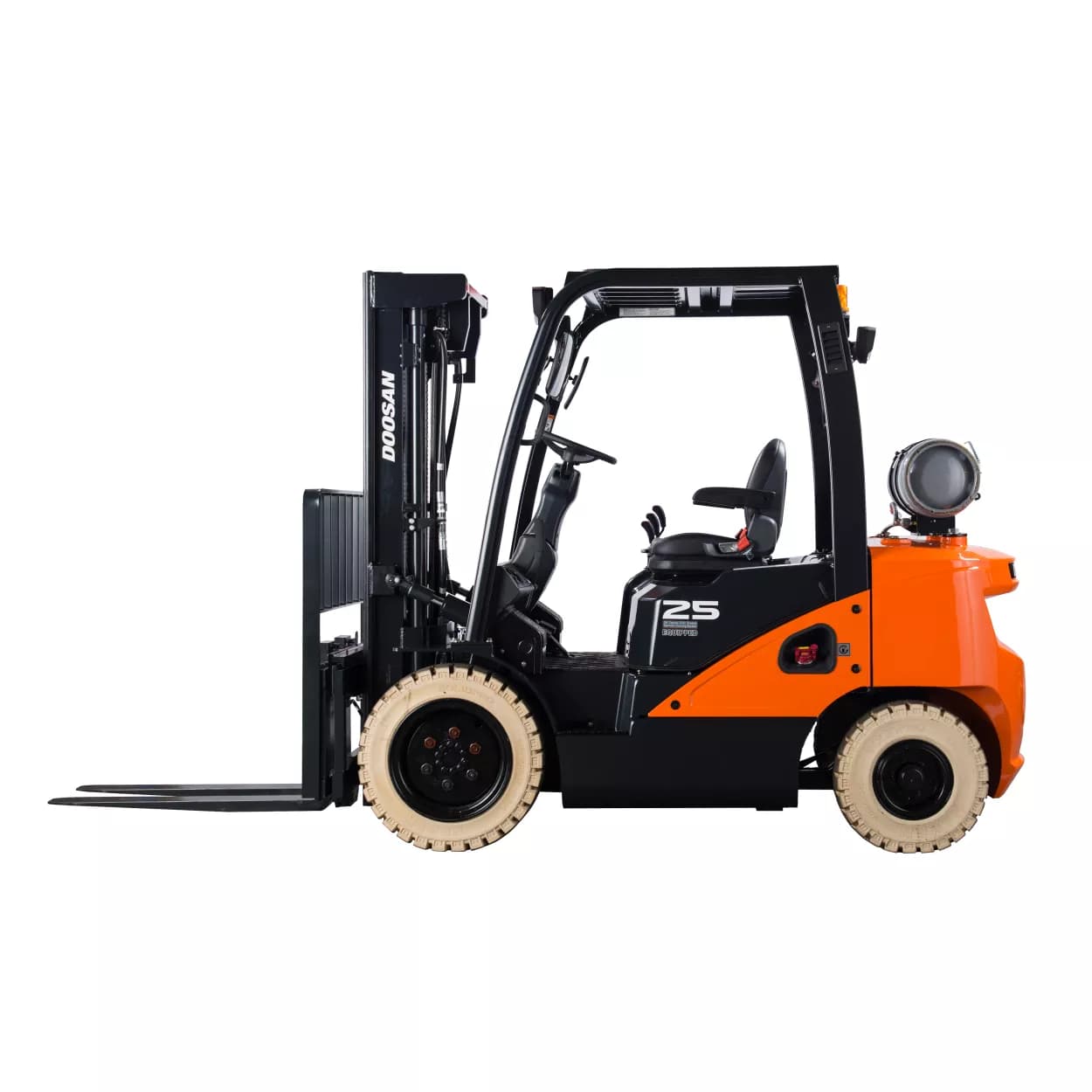 5,000 lb. LPG Warehouse Forklift, Pneumatic Tires