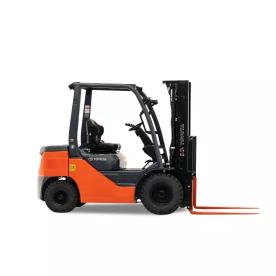 8,000 lb. Gas/LP or Diesel Warehouse Forklift, Pneumatic Tires