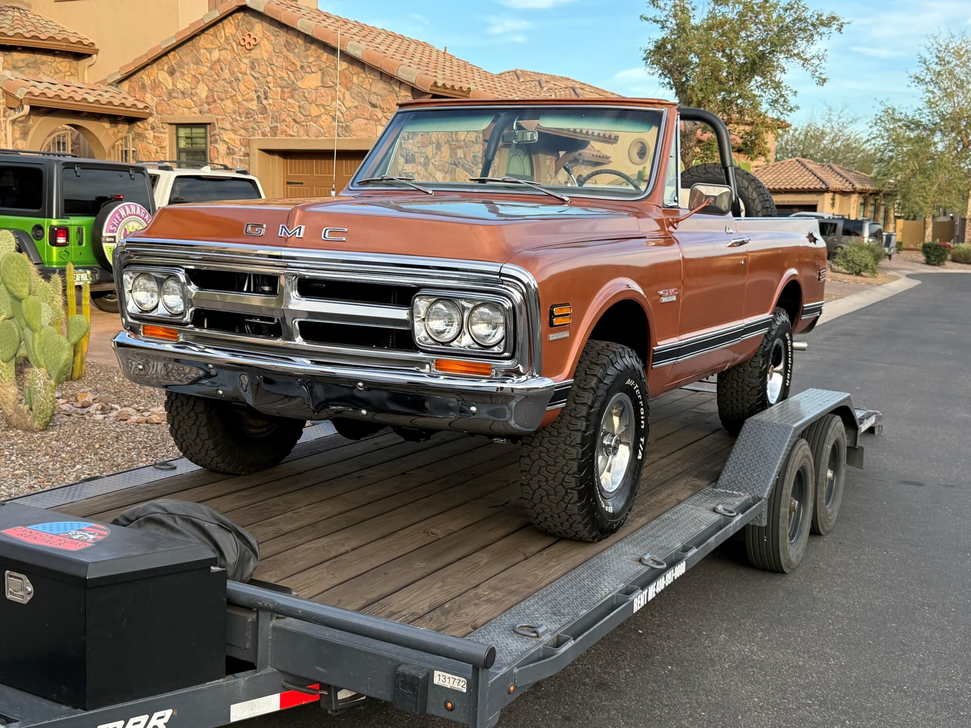 20ft Drive Over Flatbed Trailer