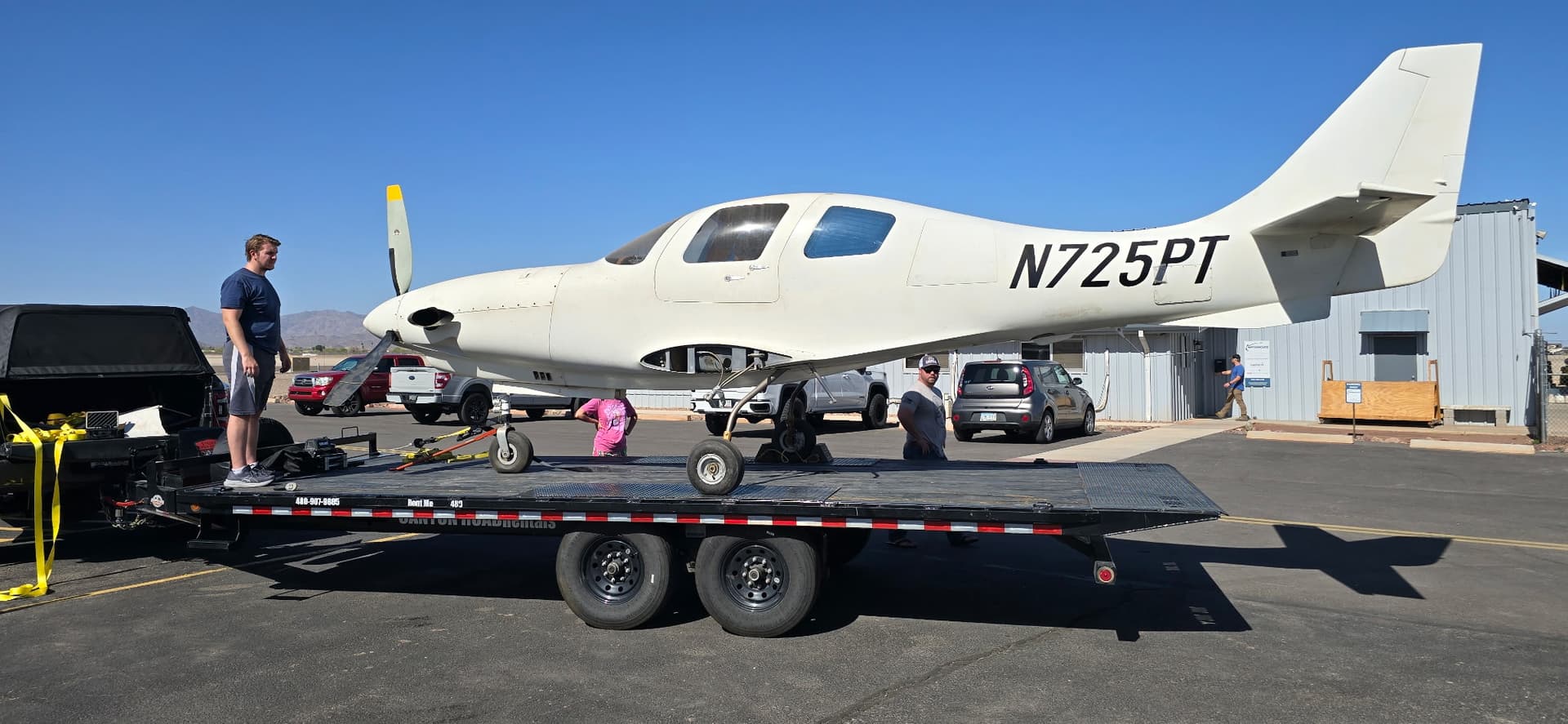 22ft Deckover Tilt Flatbed Trailer
